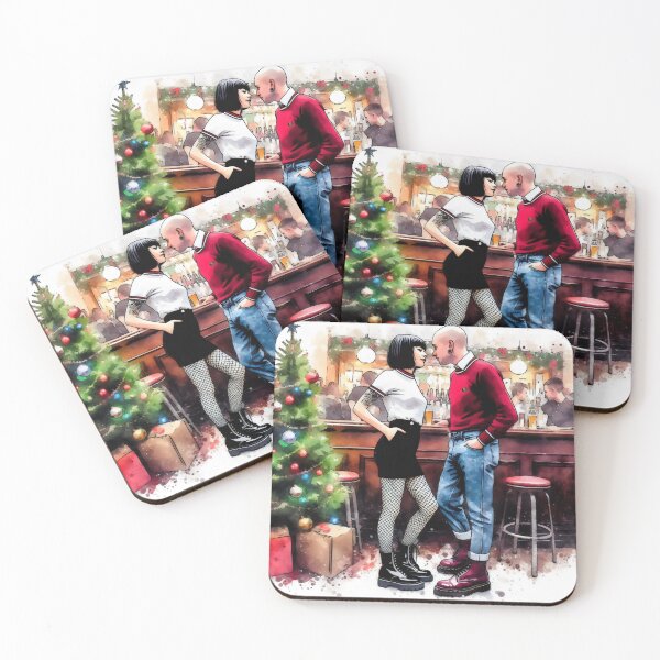 Item preview, Christmas Skinhead Ska couple.  designed and sold by fatbanana.