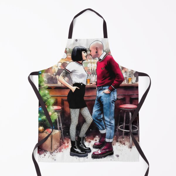 Item preview, Christmas Skinhead Ska couple.  designed and sold by fatbanana.
