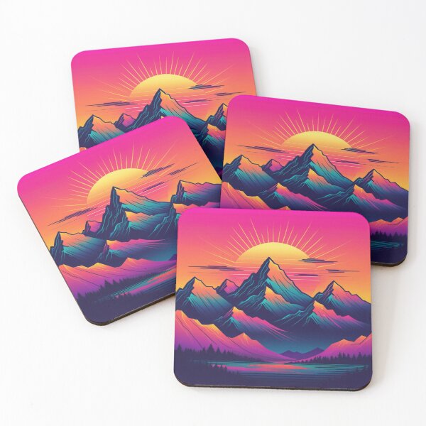 Item preview, Neon Peaks designed and sold by RebelPaintBrush.