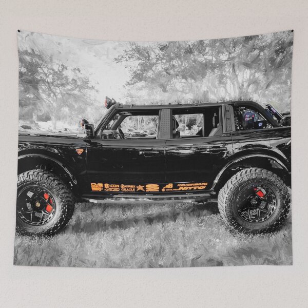 Item preview, 2024 Black Ford Bronco Badlands X110 designed and sold by RichFrancoCars.