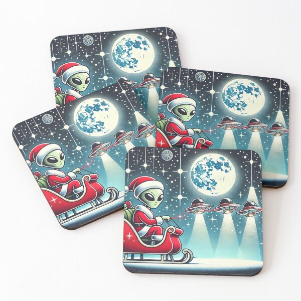 Item preview, Alien Santa’s Intergalactic Sleigh Ride designed and sold by TommyD-Engineer.