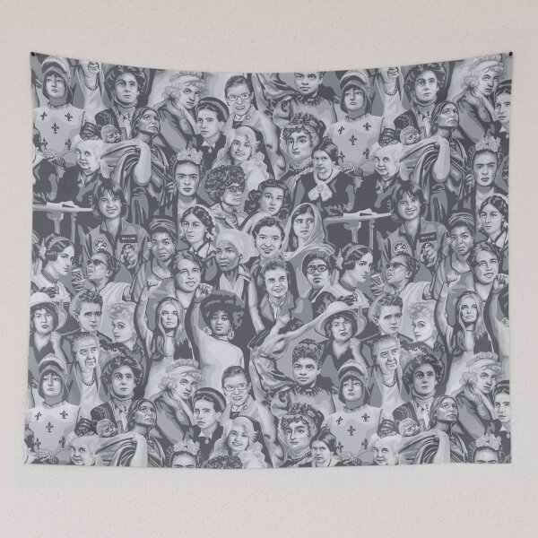 Item preview, Celebration of Women's History in Shades Gray designed and sold by Unhinged Heather.