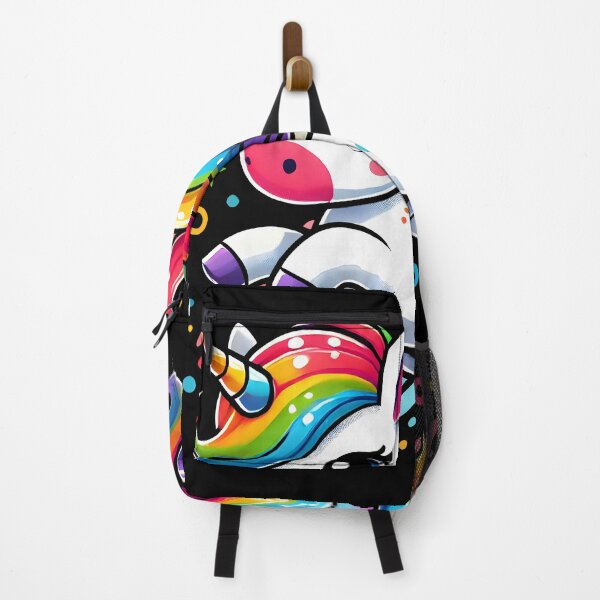 Item preview, Rainbow Unicorn Whimsical Fantasy Art – Vibrant Design for Unicorn Lovers designed and sold by DrawHandArt.