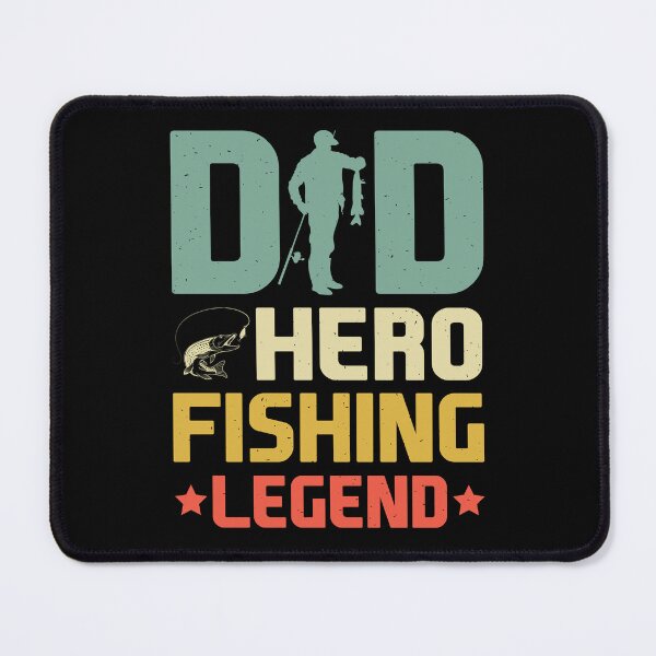 Item preview, Dad Hero Fishing Legend - Fishing Dad designed and sold by Smix Pixels.