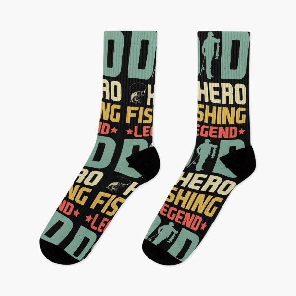 Item preview, Dad Hero Fishing Legend - Fishing Dad  designed and sold by Smix Pixels.