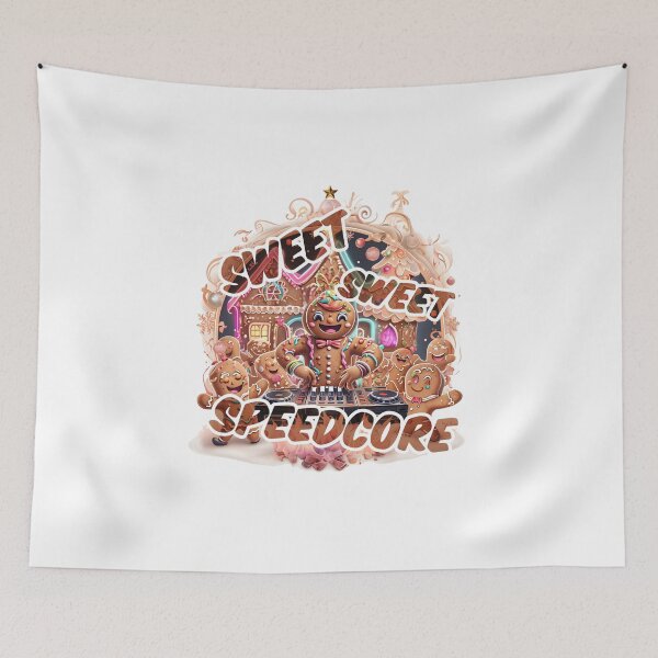 Item preview, Sweet, Sweet Speedcore – Gingerbread Rave designed and sold by Designorigin.