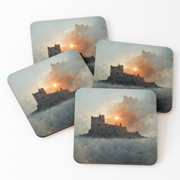 Item preview, Epic Castle in Mystical Cloudscape designed and sold by Amr Siam.
