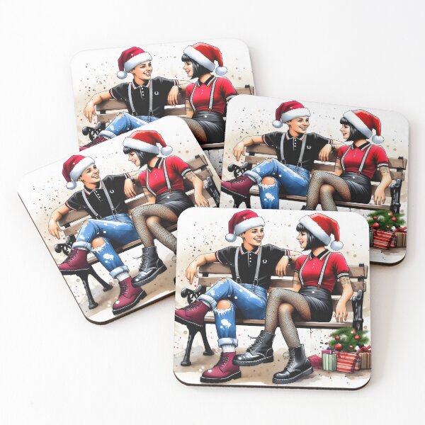 Item preview, Christmas Skinhead Ska Girls  designed and sold by fatbanana.