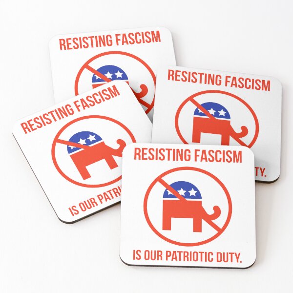 Item preview, Resisting fascism is our patriotic duty  designed and sold by Rachel the Artist .