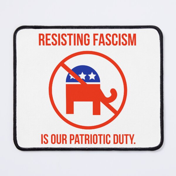 Item preview, Resisting fascism is our patriotic duty  designed and sold by Rachel the Artist .