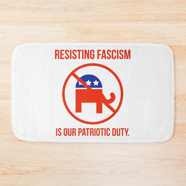 Item preview, Resisting fascism is our patriotic duty  designed and sold by Rachel the Artist .
