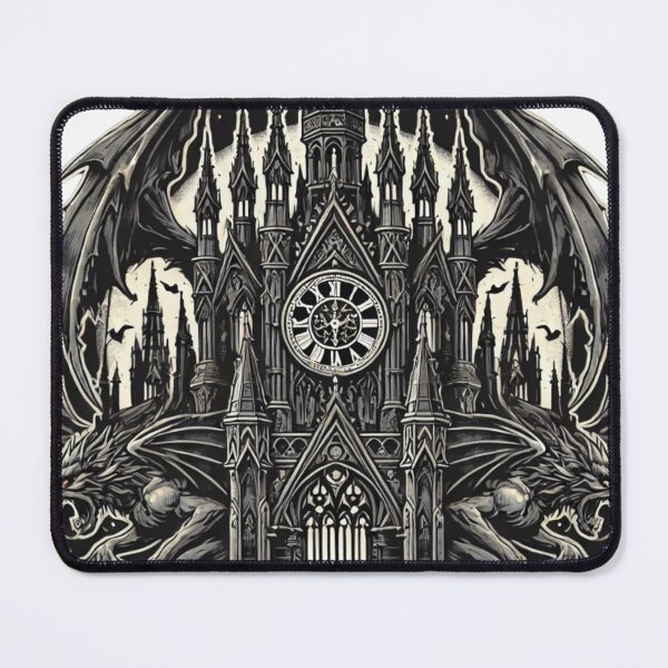 Item preview, Gothic Clock Tower T-Shirt Design designed and sold by uberjoe.