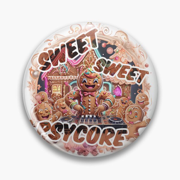 Item preview, Sweet, Sweet Psycore – Gingerbread Rave designed and sold by Designorigin.