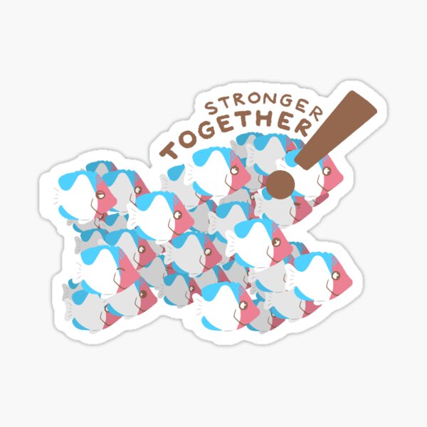 Item preview, Stronger Together! (Trans) designed and sold by aquatark.