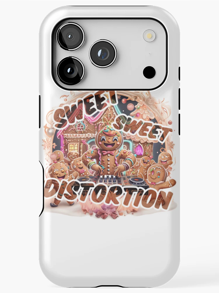 Thumbnail 1 of 4, iPhone Case, Sweet, Sweet Distortion – Gingerbread Rave designed and sold by Designorigin.