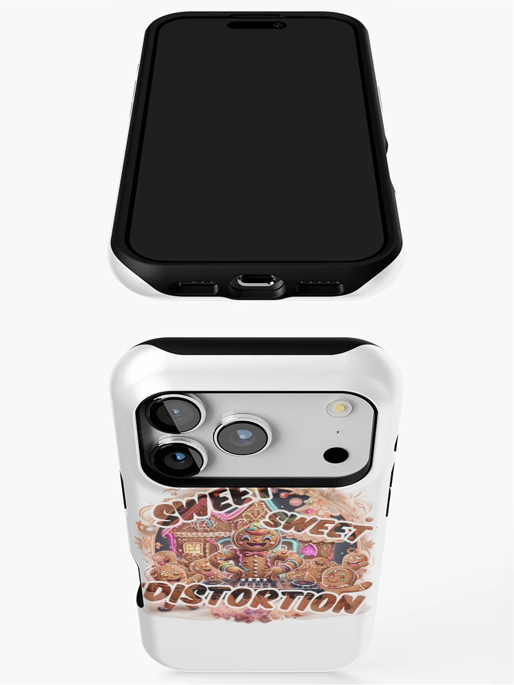 Thumbnail 3 of 4, iPhone Case, Sweet, Sweet Distortion – Gingerbread Rave designed and sold by Designorigin.