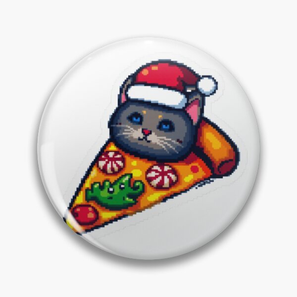 Item preview, PixPizza Cat Christmas designed and sold by DuodecimStudio.