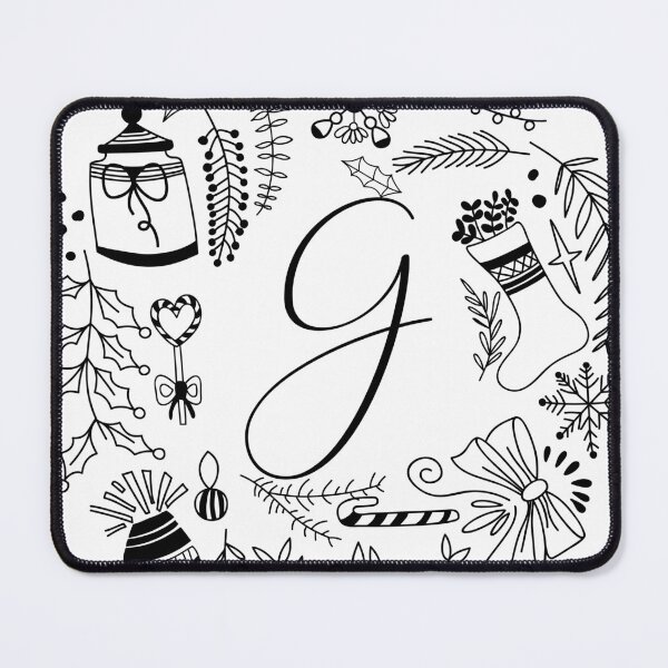 Item preview, Festive Christmas Alphabet letters Holiday art designed and sold by ilyanadesign.