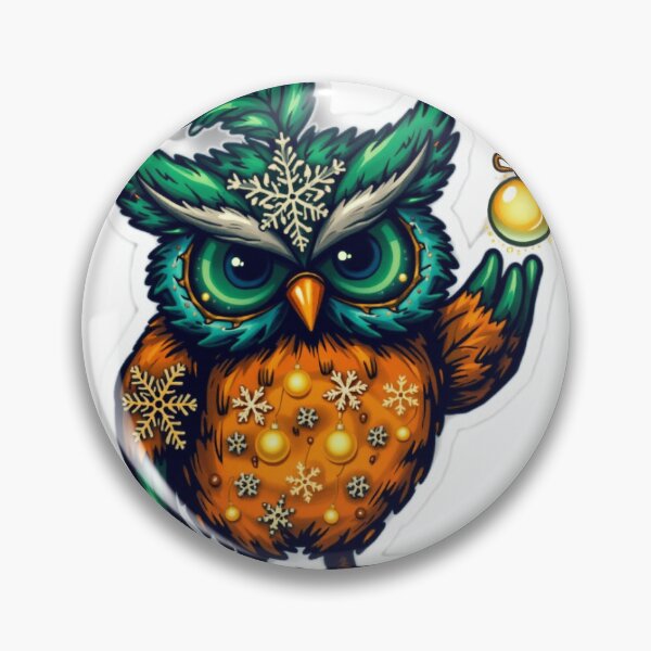 Item preview, Winter Fest Owl designed and sold by DuodecimStudio.
