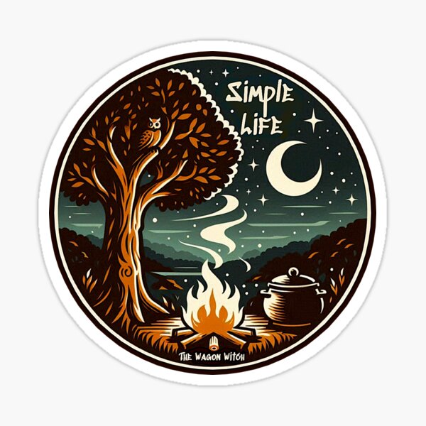 Item preview, Simple Life Campfire designed and sold by The Wagon Witch Outdoors.