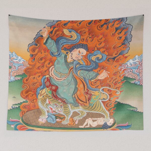 Item preview, Lama Guru Tibetan Thangka Painting designed and sold by Onodera.