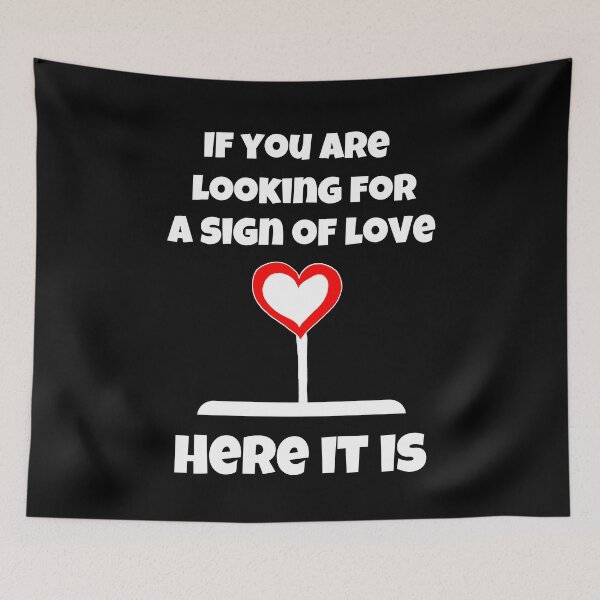 Item preview, Funny sign of love road sign romance quote Valentines Day  designed and sold by Artstastic.