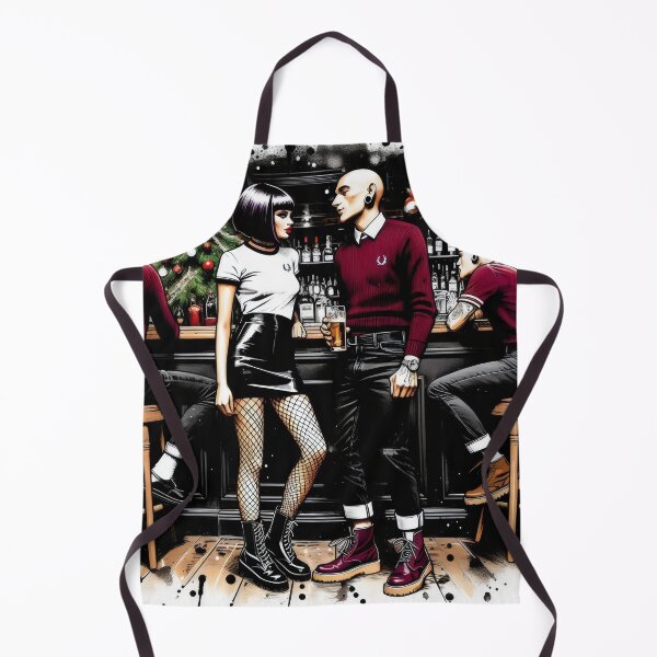 Item preview, Christmas Skinhead Mod Ska couple. designed and sold by fatbanana.