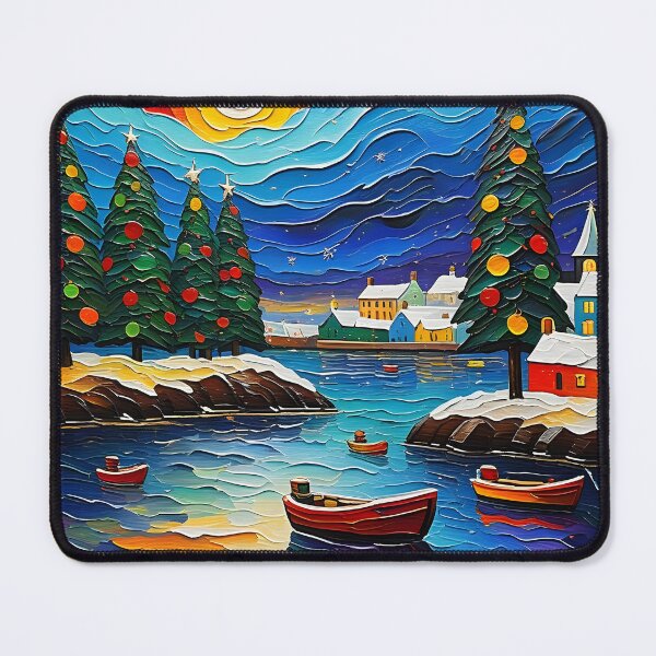 Item preview, Christmas Village By The Sea designed and sold by Paw's Arts.