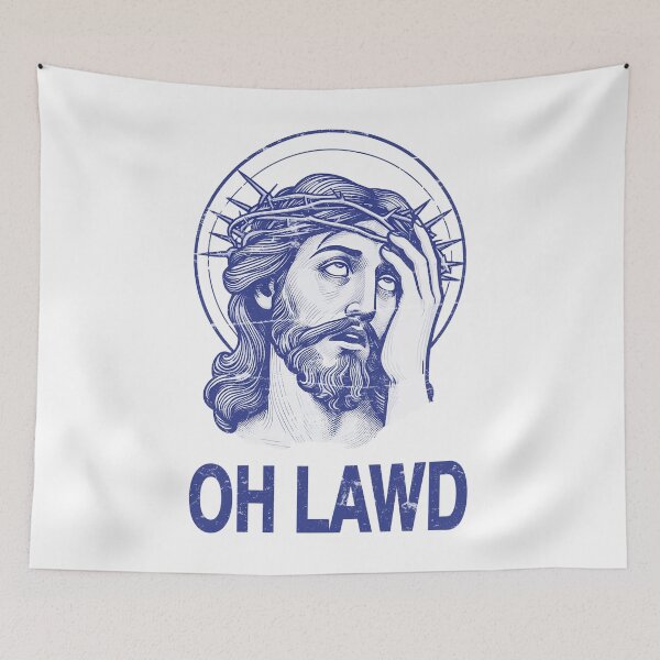 Item preview, Oh Lawd Funny Jesus designed and sold by HowToCanadian.