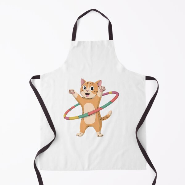 Item preview, Cats and Hula Hoops: A Fun Fusion of Fitness and Feline Entertainment designed and sold by kmf1313.