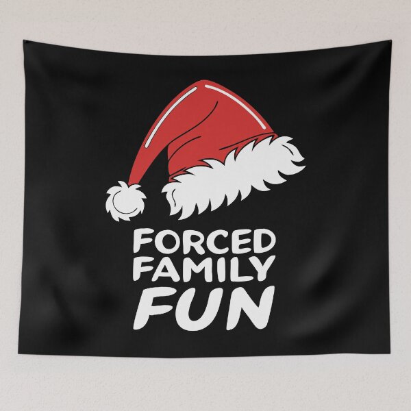 Item preview, Forced Family Fun Christmas Humor designed and sold by JesterKrewArt.