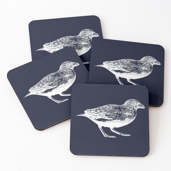 Item preview, Little Buttonquail White Design  designed and sold by designsasstultd.