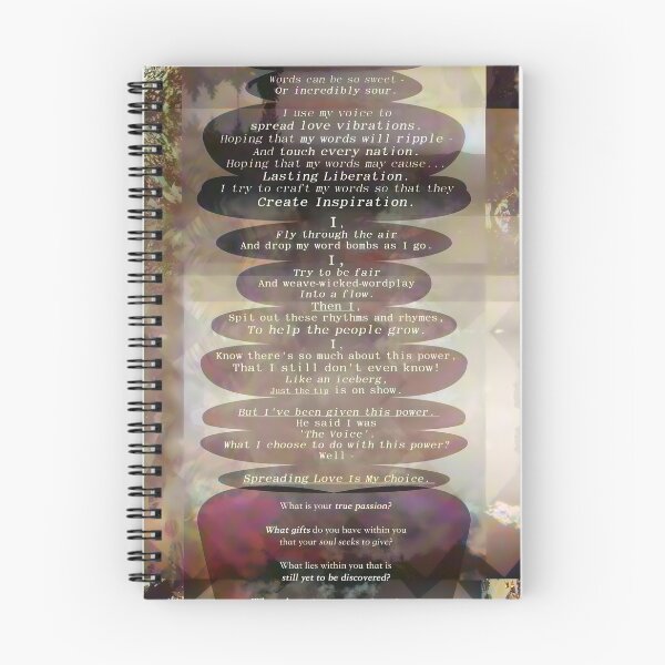 Item preview, Poem #8/111 - from the 'Magic Book of Guidance' - Visual Poetry Collection by Hart Floe Poet designed and sold by HartFloe-Poetry.