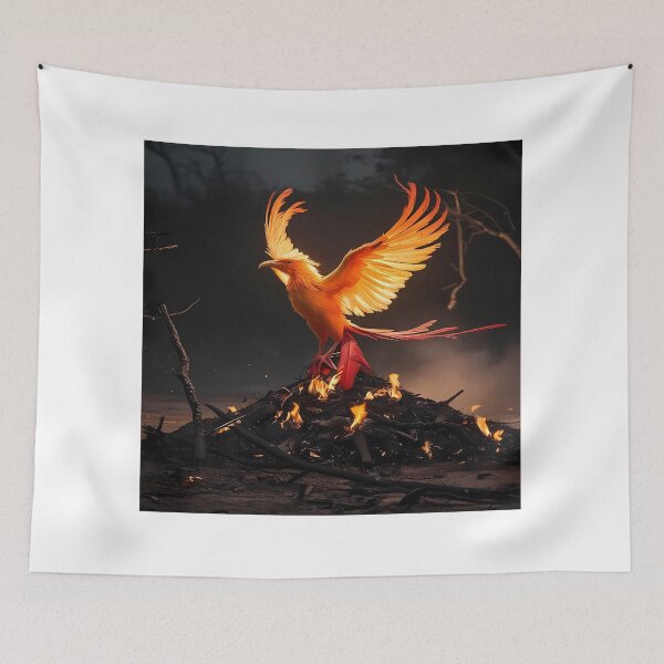 Item preview, Majestic Phoenix Rising from Flames designed and sold by ElmoCreates.