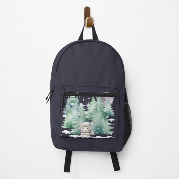Item preview, Cute ermine in a snowy forest designed and sold by Topmel.