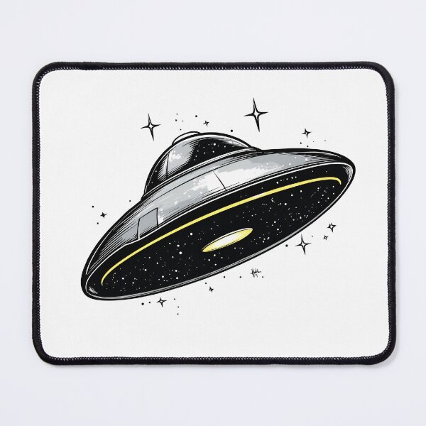 Item preview, Cartoon Style UFO Logo Stickers, Logo, Illustration, Wall arts, Art Prints and More designed and sold by Kevin Lou.