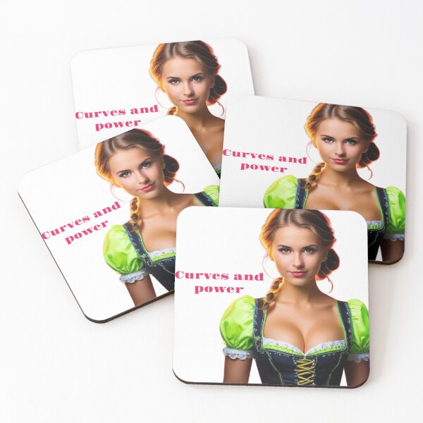 Artikelvorschau, Mädchen mit Zöpfen im Dirndl entworfen und verkauft von Farbenmieze.