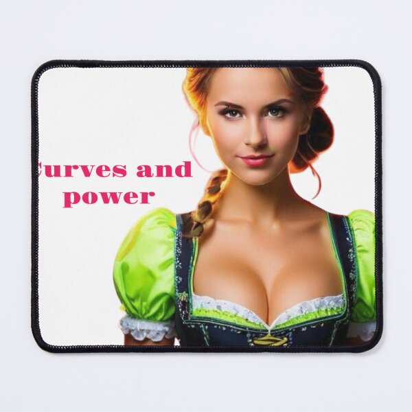 Item preview, Girl with braids in a dirndl designed and sold by Farbenmieze.