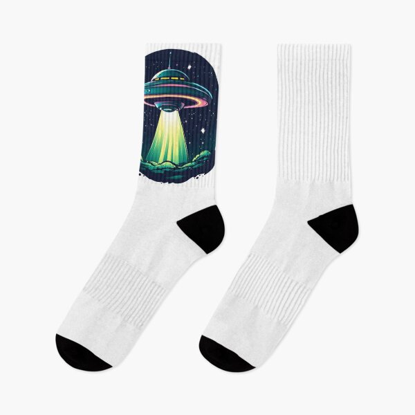 Item preview, Cartoon Style UFO Logo Stickers, Logo, Illustration, Wall arts, Art Prints and More designed and sold by Kevin Lou.