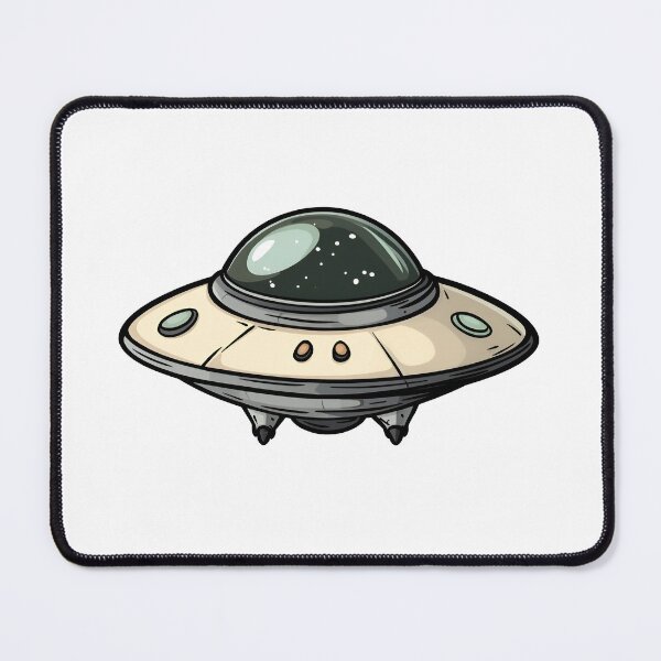 Item preview, Cartoon Style UFO Alien Logo Stickers, Logo, Illustration, Wall arts, Art Prints and More designed and sold by Kevin Lou.