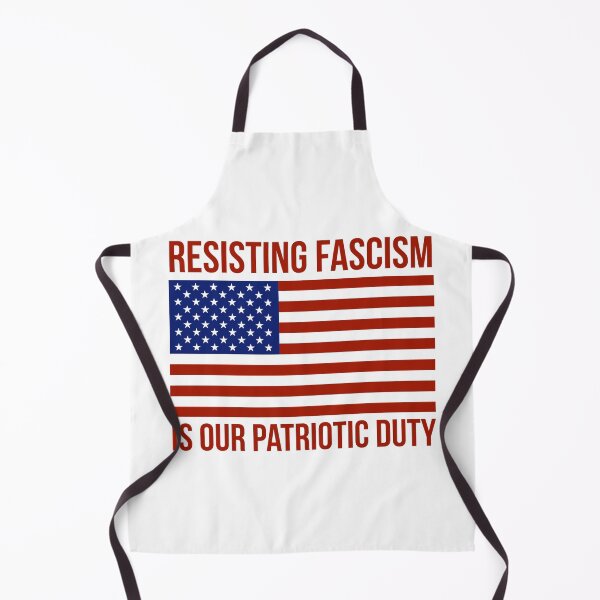 Item preview, Resisting fascism is our patriotic duty. Patriotic Flag design. designed and sold by Rachel the Artist .