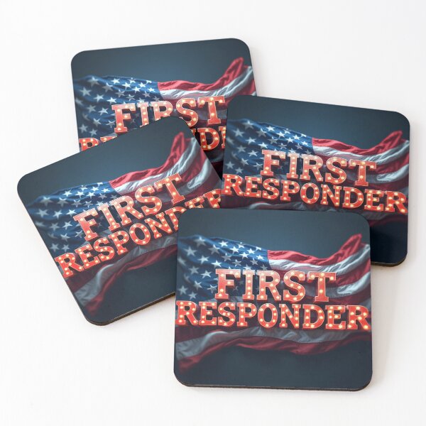 Item preview, First Responder Patriotic Design, Tribute to Emergency Heroes designed and sold by MontanaVibes.
