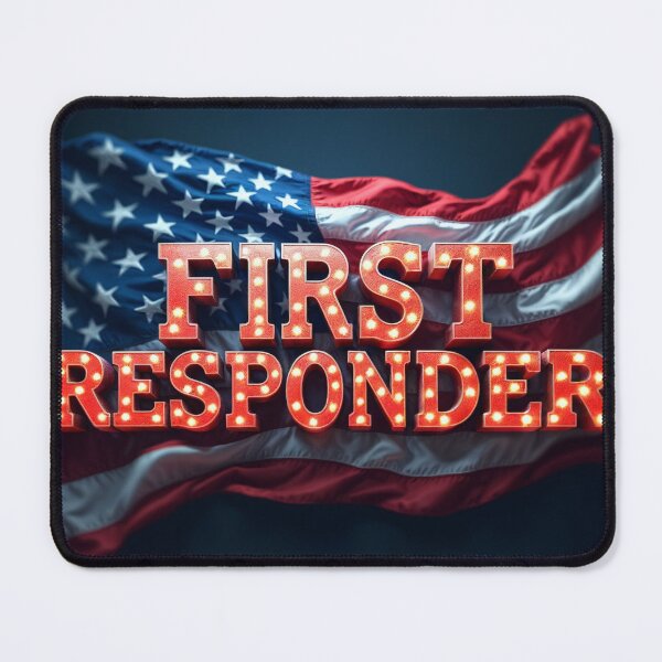 Item preview, First Responder Patriotic Design, Tribute to Emergency Heroes designed and sold by MontanaVibes.