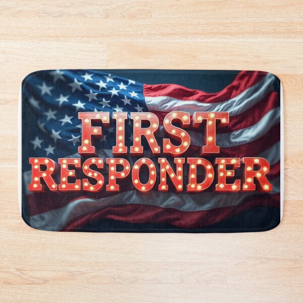 Item preview, First Responder Patriotic Design, Tribute to Emergency Heroes designed and sold by MontanaVibes.