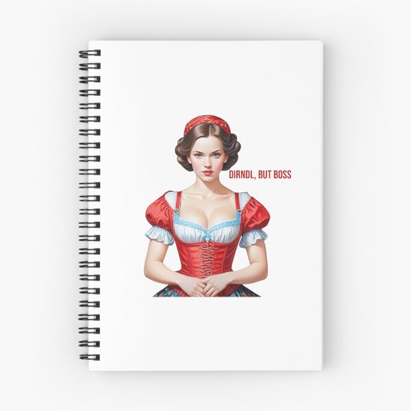 Artikelvorschau, Mädchen im roten Dirndl entworfen und verkauft von Farbenmieze.