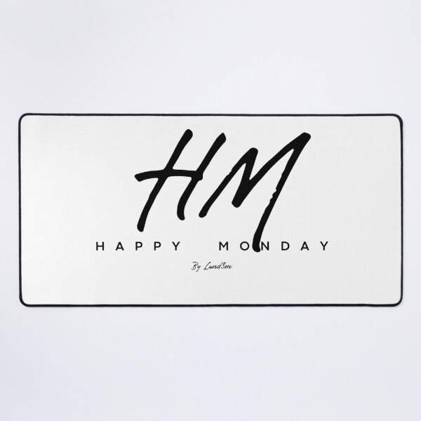 Item preview, Happy Monday 2.0 by Lund3on - Black Text designed and sold by Lund3on.