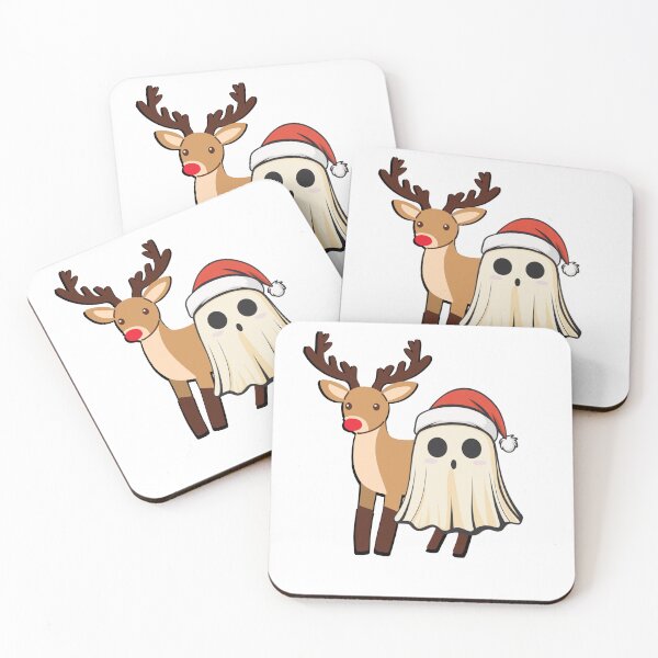 Item preview, Christmas Ghost Spirit Reindeer designed and sold by StoopKidDesigns.