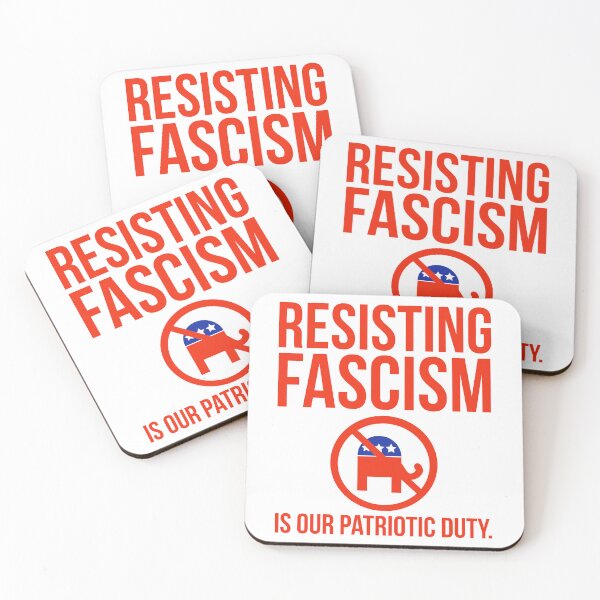 Item preview, Resisting fascism is our patriotic duty  designed and sold by Rachel the Artist .