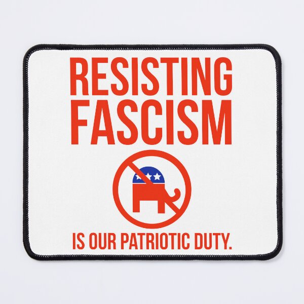 Item preview, Resisting fascism is our patriotic duty  designed and sold by Rachel the Artist .