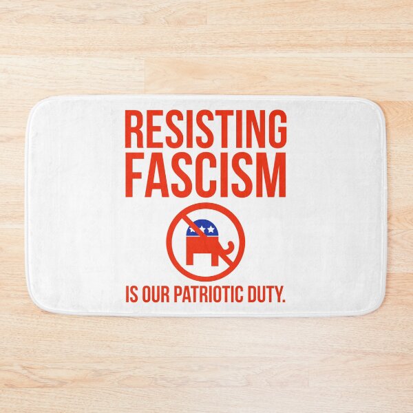 Item preview, Resisting fascism is our patriotic duty  designed and sold by Rachel the Artist .